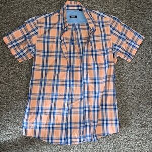 IZOD plaid button down small​